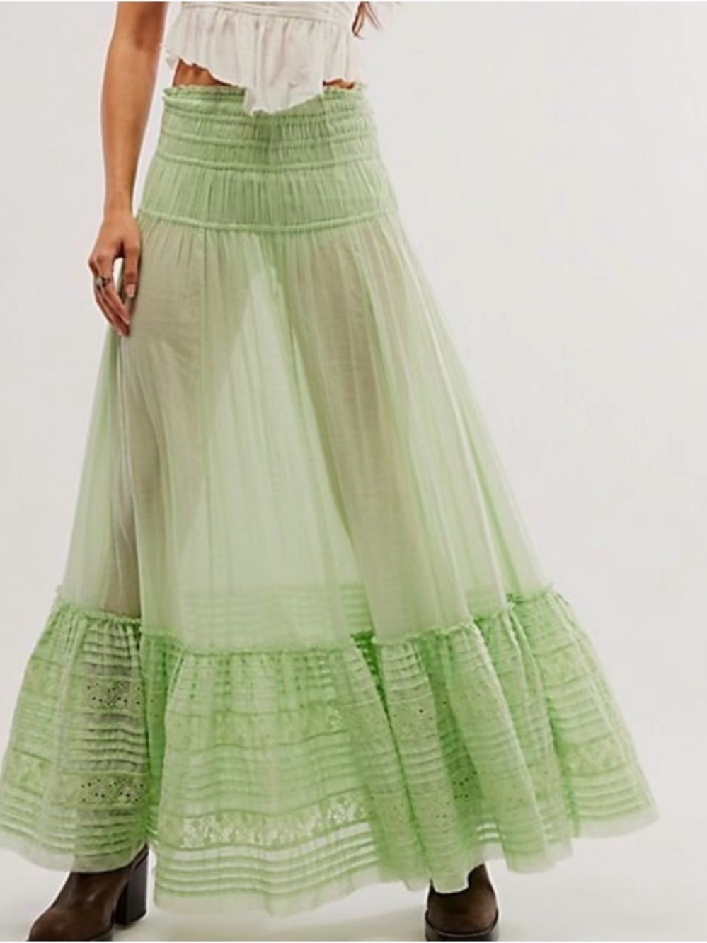 NWOT Alessi maxi skirt by FP One from Free People
